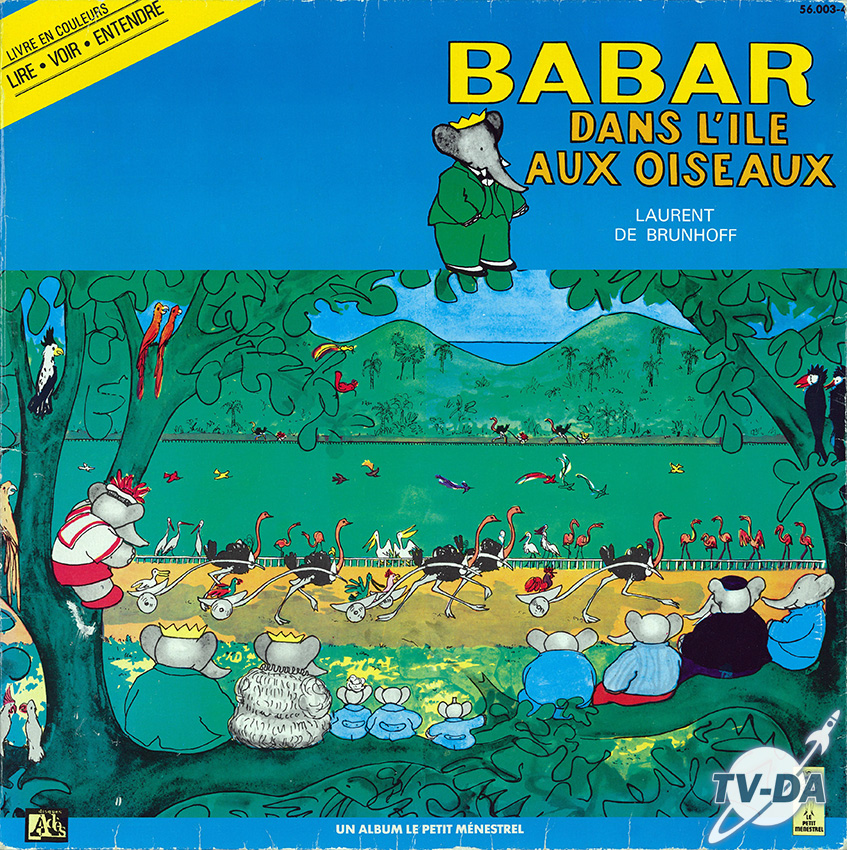babar ile aux oiseaux disque vinyle 33 tours