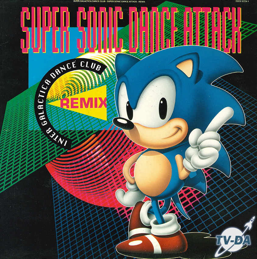 super sonic dance attack remix sega disque vinyle 33 tours