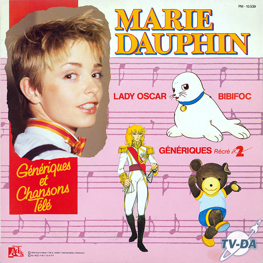 disque vinyle 33 tours marie dauphin generiques et chansons tele