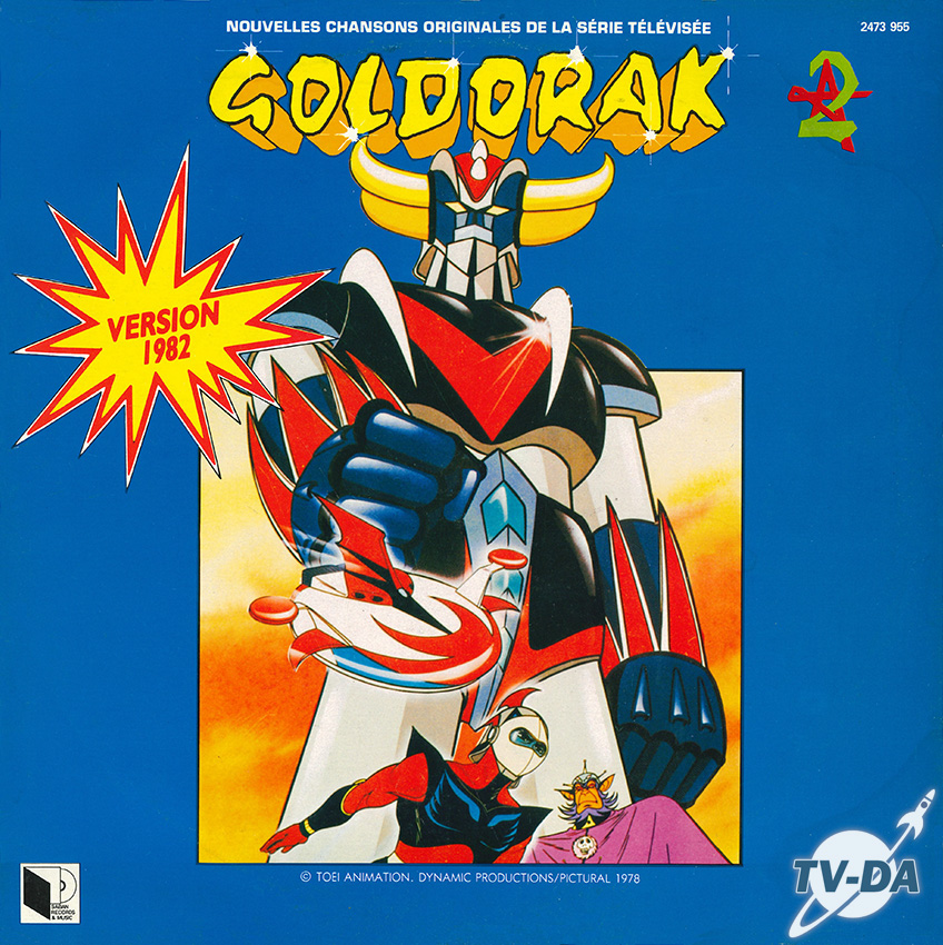 goldorak version 1982 disque vinyle 33 tours