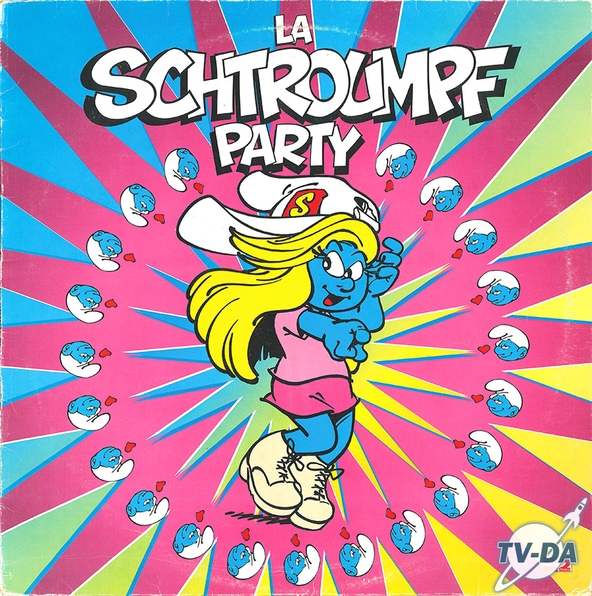 schtroumpfs* schtroumpf party disque vinyle 33 tours