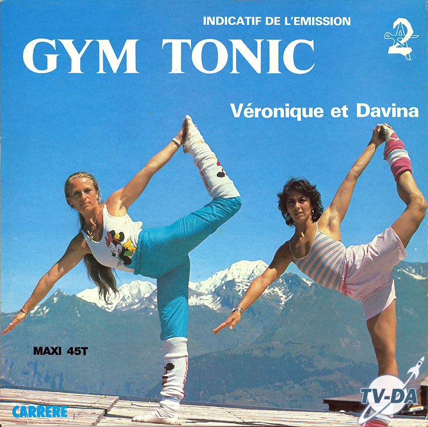 gym tonic veronique davina antenne2 sdisque vinyle 33 tours