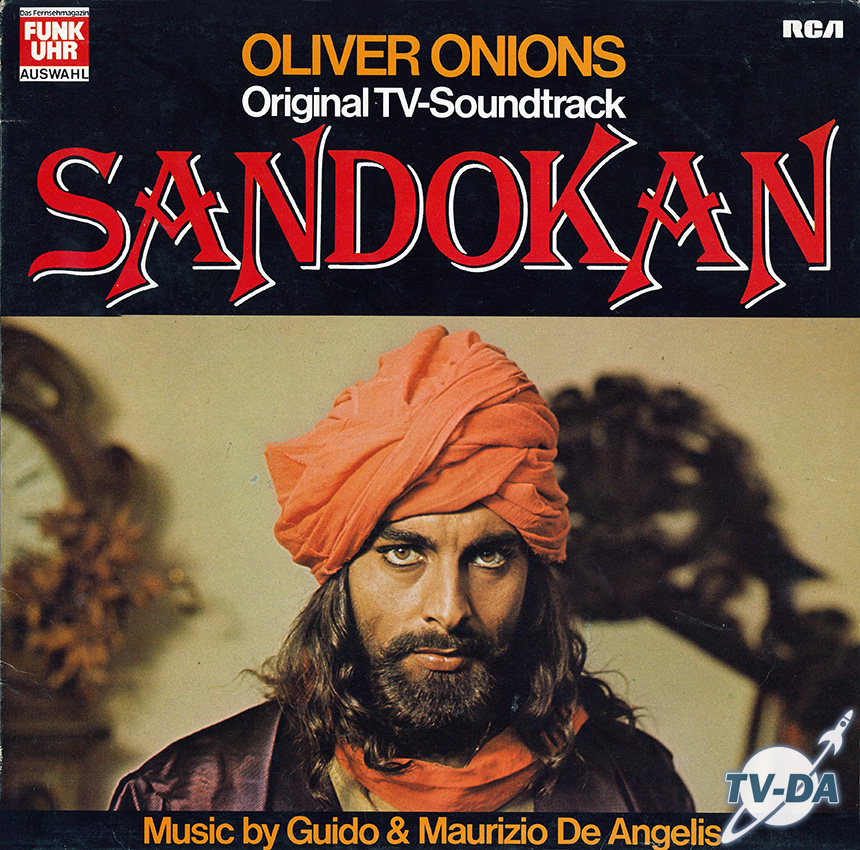 sandokan original tv soundtrack Deutsch disque vinyle 33 tours allemand