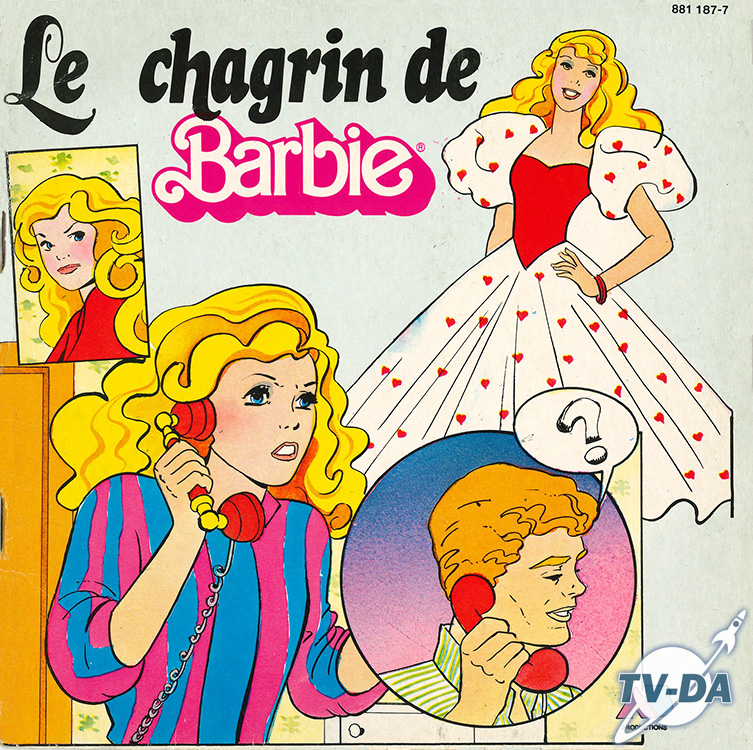 chagrin barbie disque vinyle 45 tours