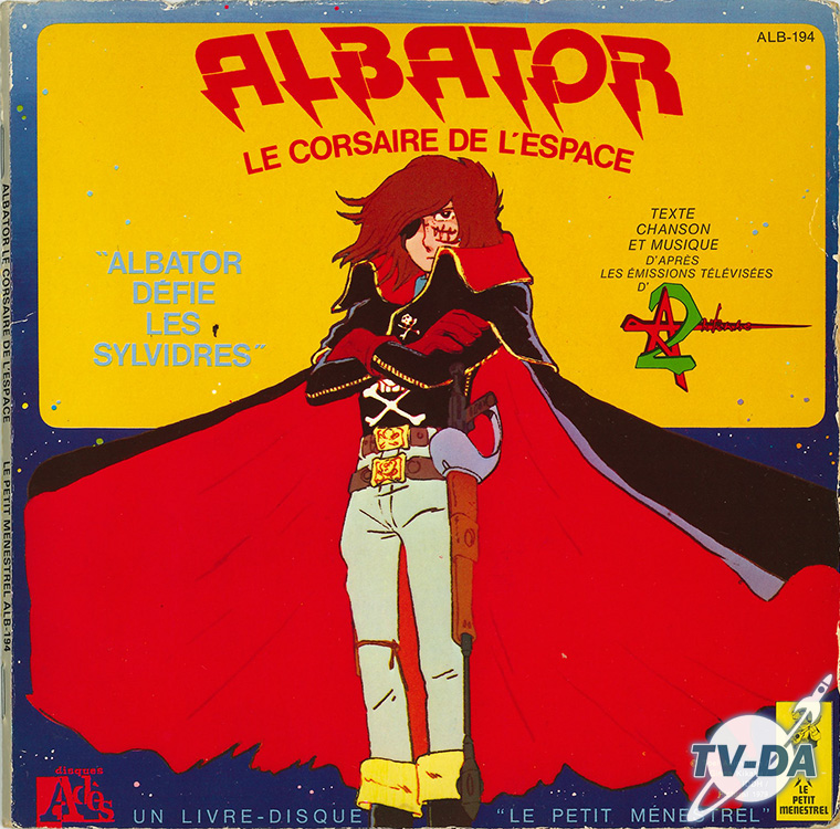 albator corsaire espace defie sylvidres livre disque vinyle 45 tours