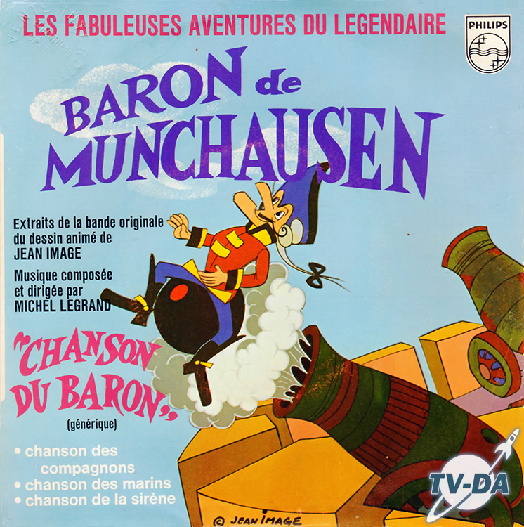 fabuleuses aventures legendaire baron de munchausen disque vinyle 45 tours