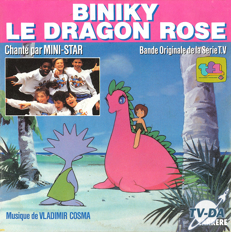 biniky dragon rose vladimir cosma ninistar disque vinyle 45 tours