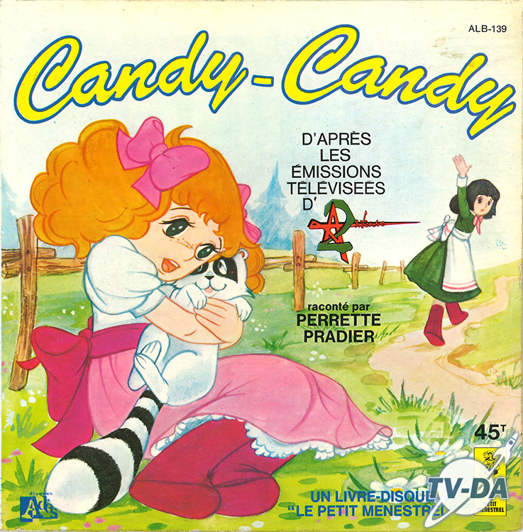 candy candy livre disque vinyle 45 tours