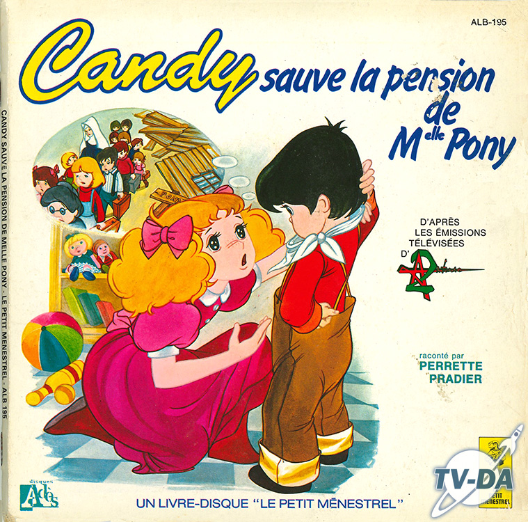 candy sauve pension melle pony livre disque vinyle 45 tours