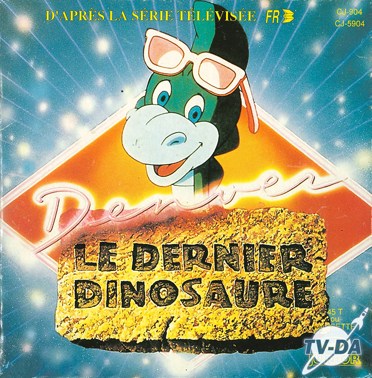 denver dernier dinosaure livre disque vinyle 45 tours