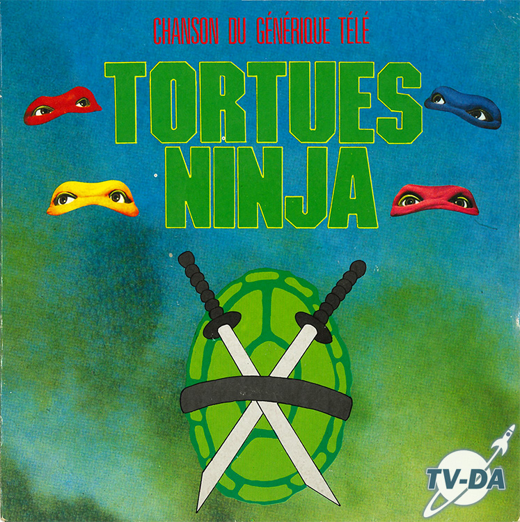 tortues ninja chanson generique tele disque vinyle 45 tours