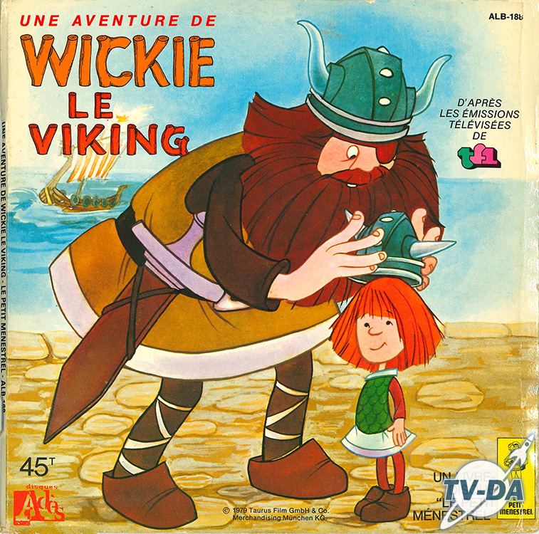 aventure wickie viking tf1 disque vinyle 45 tours