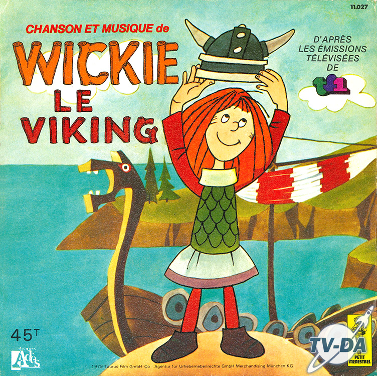 wickie viking tf1 disque vinyle 45 tours