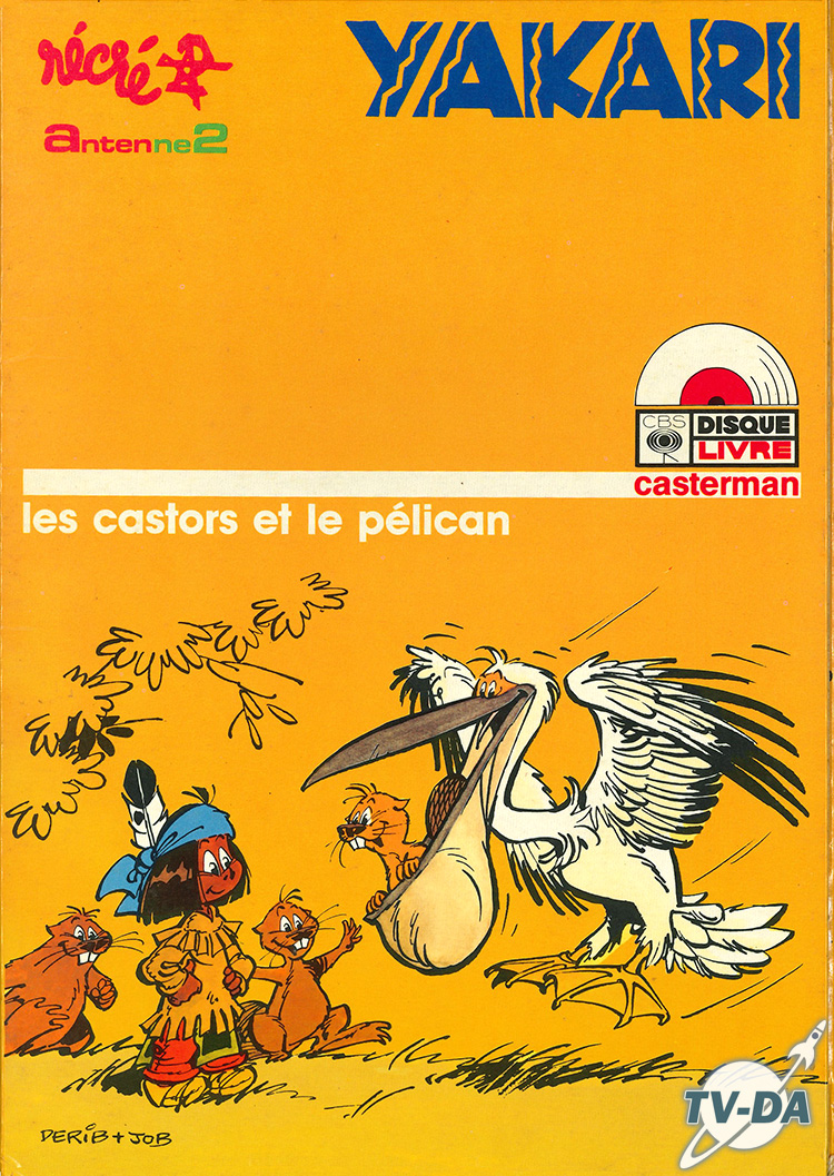 yakari castors pelican disque vinyle 45 tours