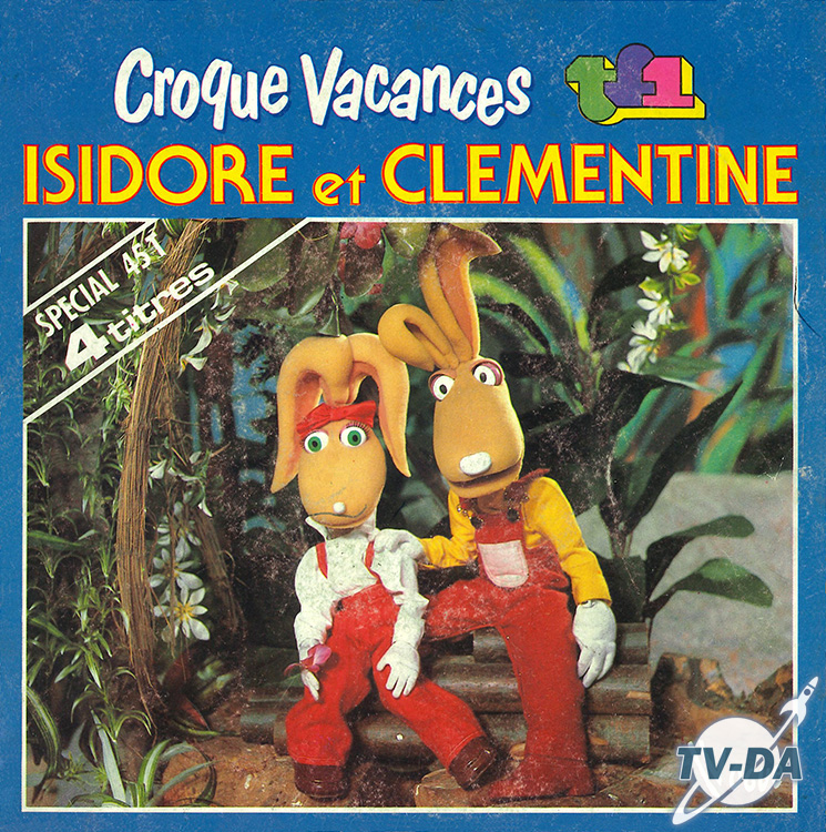 croque vacances isidore clementine disque vinyle 45 tours
