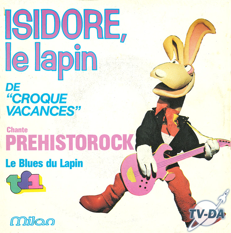 croque vacances isidore lapin disque vinyle 45 tours