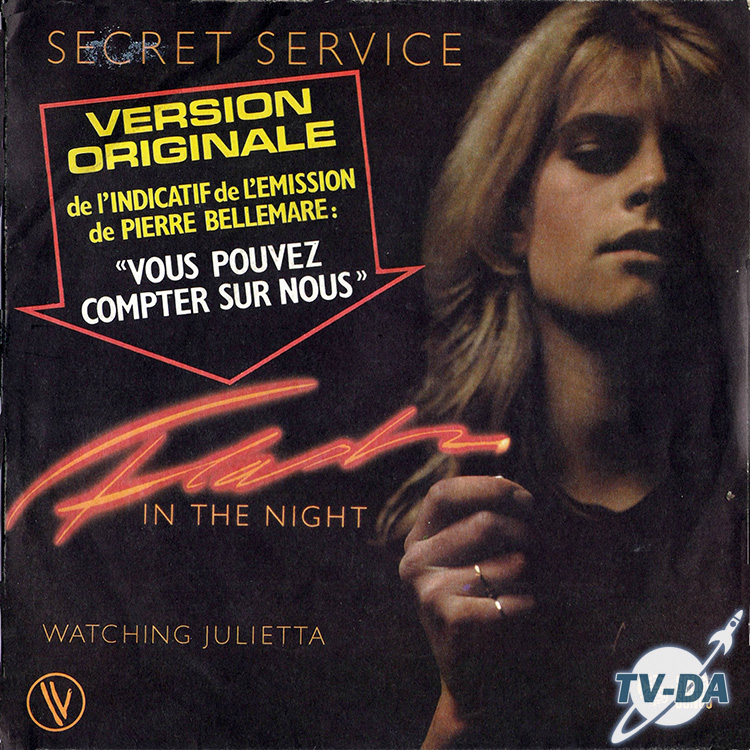 disque vinyle 45 tours vous pouvez compter sur nous original secret service flash in the night