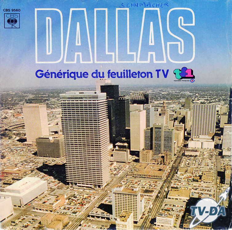dallas generique disque vinyle 45 tours