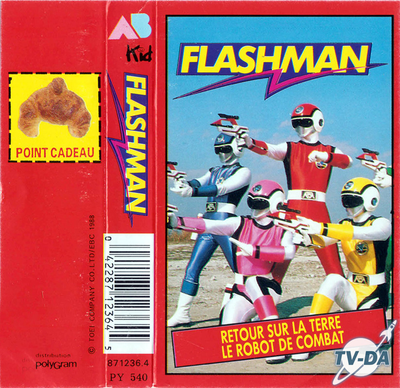 k7 cassette audio flashman 2 histoires ab kid