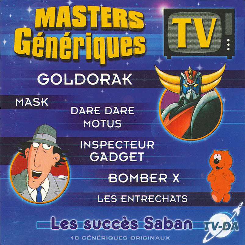 cd audio masters generiques tv succes saban volume 1