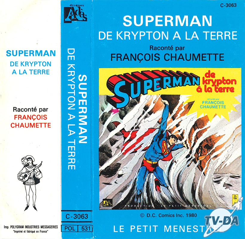cassette audio superman krypton terre