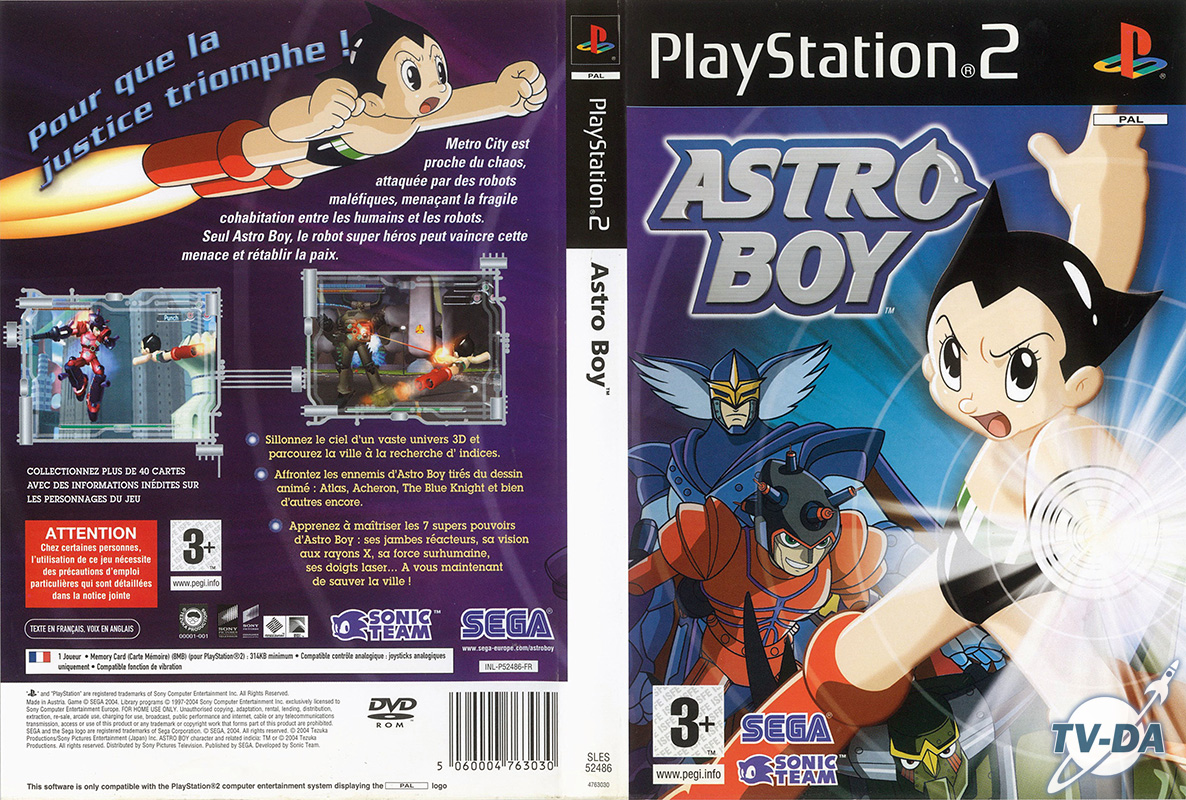 jeu playstation 2 astro boy