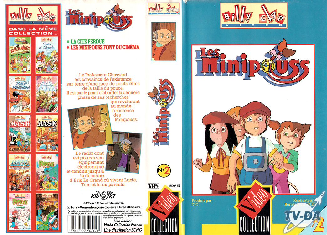 vhs cassette video minipouss volume 2
