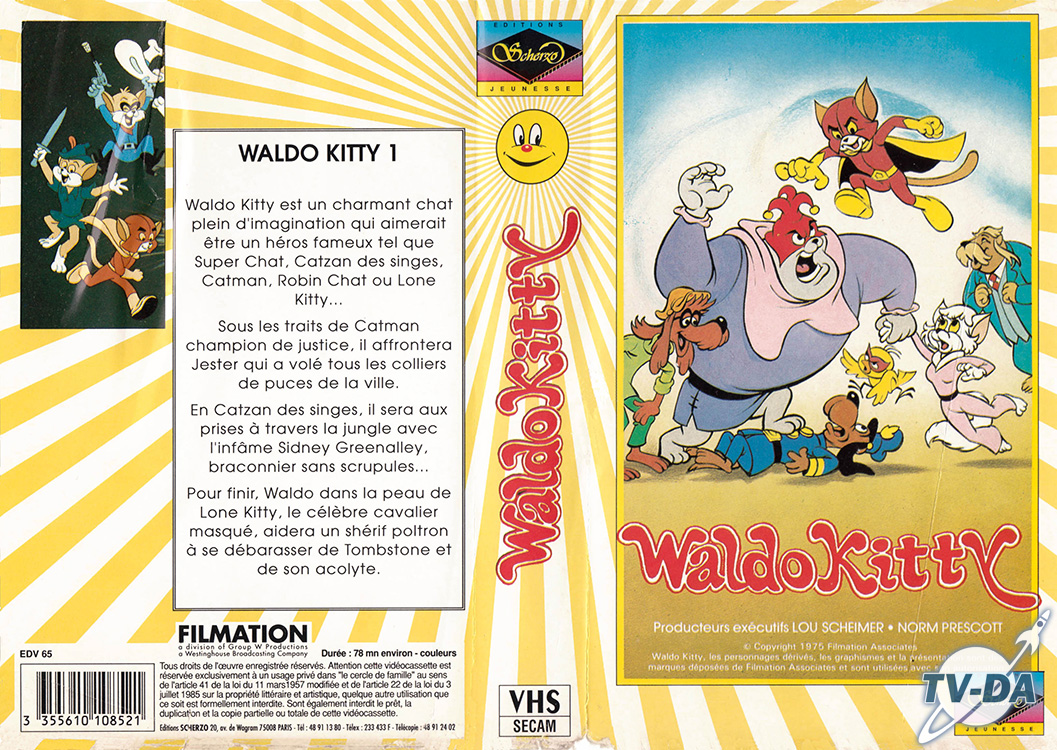 vhs cassette video waldo kitty 1