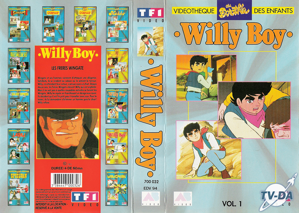 vhs cassette video willy Boy volume 1