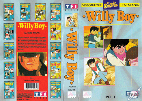 cassette video willy boy volume 1