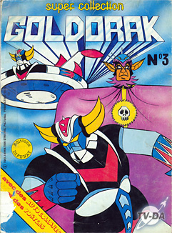 livre goldorak super collection numero 3